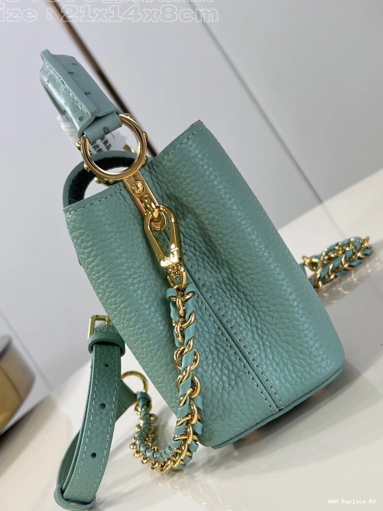 Aaa replica ru VUITTON MINI-22*12*8CM LOUIS CAPUCINES 0814